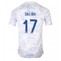 Frankrike William Saliba #17 Replika Bortatröja VM 2022 Kortärmad